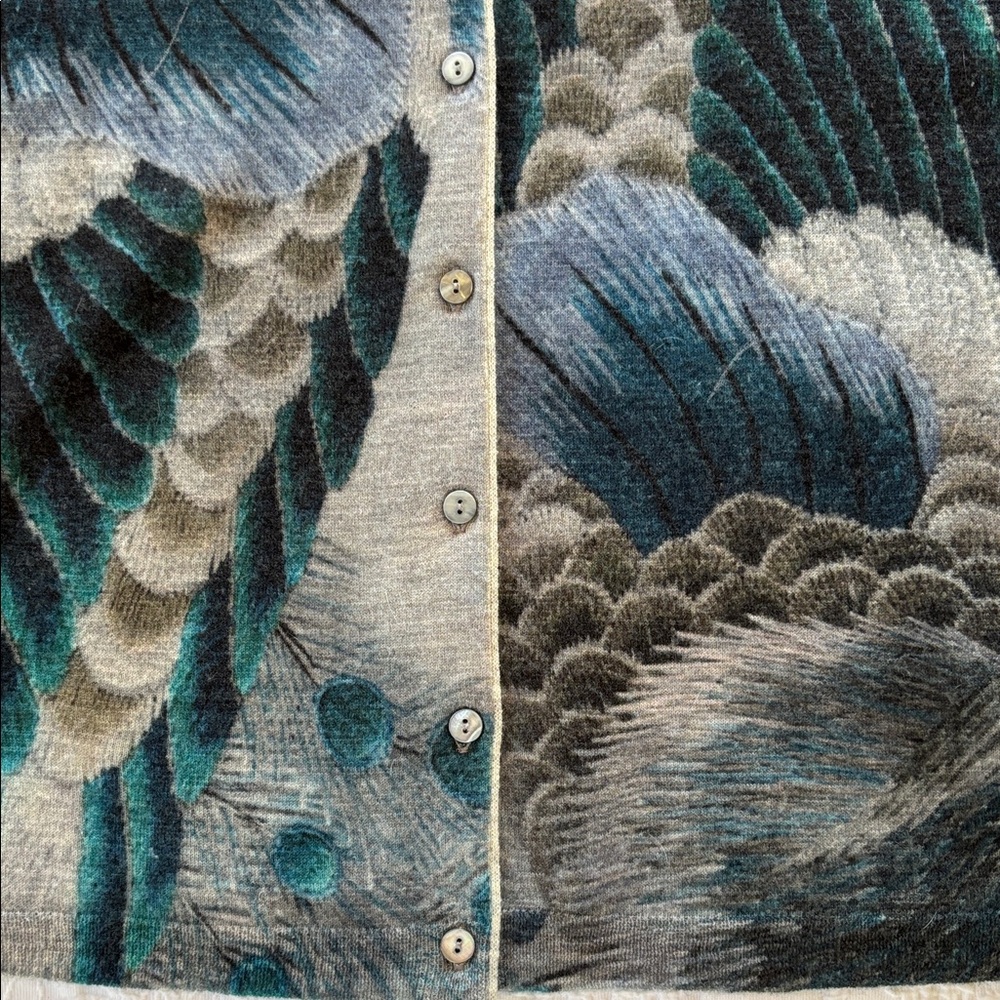 Burning Torch Cashmere Cardigan